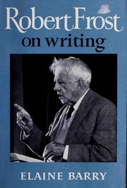 Cover of: Robert Frost on writing
