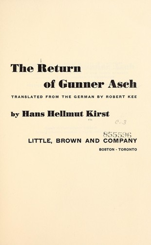 The return of Gunner Asch.