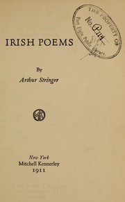 Cover of: Irish poems