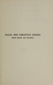 Cover of: Pagan & Christian creeds by Edward Carpenter