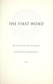 Cover of: The first word
