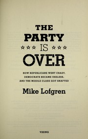 Cover of: The party is over