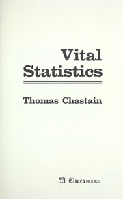 Cover of: Vital statistics