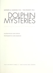 Cover of: Dolphin mysteries by Kathleen Dudzinski
