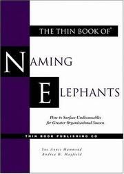 The thin book of naming elephants by Sue Annis Hammond, Andrea B. Mayfield