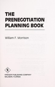 Cover of: Planning