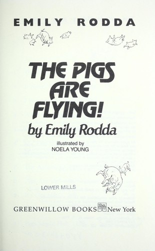 The pigs are flying!