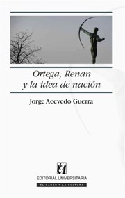 Cover of: Ortega, Renan y la idea de nación by 