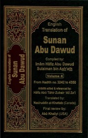 Cover of: Sunan Abu Dawud, Volume 4