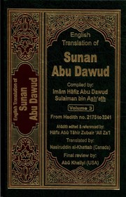 Cover of: Sunan Abu Dawud, Volume 3