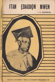 Cover of: Itan ẹdagbọn mwen by Jacob U. Egharevba