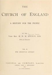 Cover of: The Church of England: a history for the people
