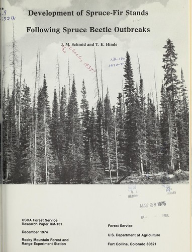 Development of spruce-fir stands following spruce beetle outbreaks