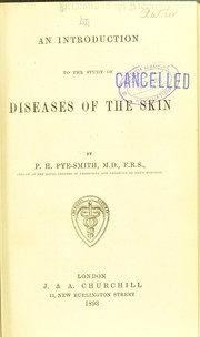 Cover of: An introduction to the study of diseases of the skin