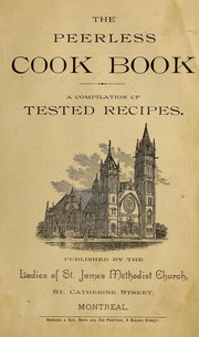 Cover of: The peerless cook book by 