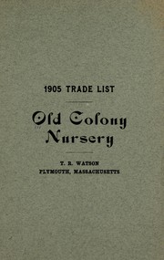 Cover of: 1905 trade list