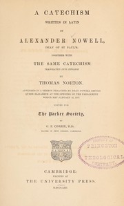 Cover of: A catechism written in Latin
