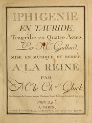 Cover of: Iphigenie en Tauride: tragédie en quatre actes