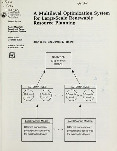 A multilevel optimization system for large-scale renewable resource planning