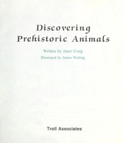 Cover of: Discovering Prehistoric Animals (Learn-About Books)