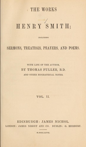 The works of Henry Smith
