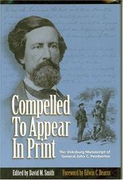 Compelled to appear in print by John C. Pemberton, David Smith April 29, 2008