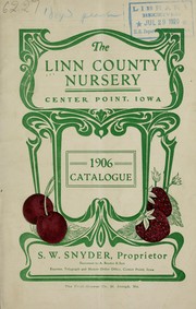 Cover of: 1906 catalogue