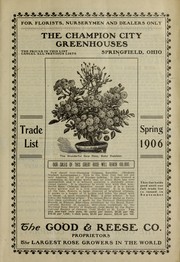 Cover of: The Champion City Greenhouses: trade list spring 1906