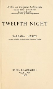 Cover of: Twelfth night