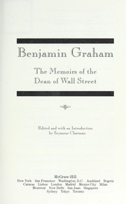 Cover of: The memoirs of the dean of Wall Street