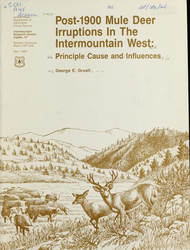 Post-1900 mule deer irruptions in the intermountain West