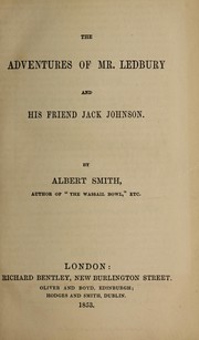 Cover of: The adventures of Mr. Ledbury and his friend Jack Johnson
