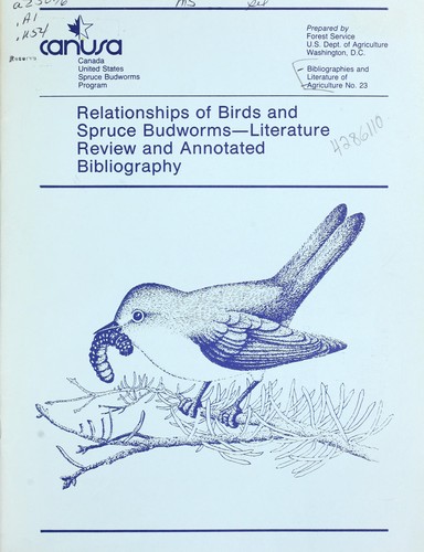 Relationships of birds and spruce budworms
