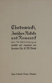 Cover of: Chodowiecki, zwischen Rokoko und Romantik