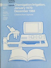 Cover of: Chemigation/irrigation, January 1970--December 1984: citations from Agricola