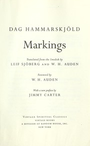 Vägmärken by Dag Hammarskjöld