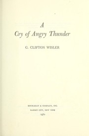 Cover of: A cry of angry thunder