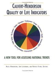 Calvert-Henderson quality of life indicators by Hazel Henderson