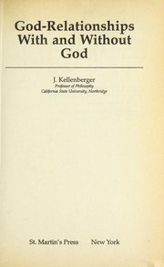Cover of: God-relationships with and without God