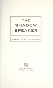 Cover of: The Shadow Speaker