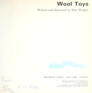 Cover of: Wool toys