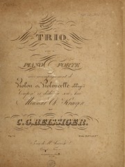 Cover of: Cinqui℗♭℗ʺme trio, pour le pianoforte avec accompagnement de violon et violoncelle oblig℗♭Ứs, op. 75