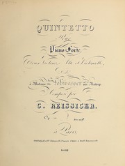 Cover of: Quintetto pour piano-forte, deux violons, alto et violoncelle, op. 20: 3eme. quintette pour piano, violon, alto, violoncelle et contrebasse, oeuv. 209