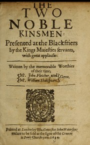 Cover of: The Two Noble Kinsmen