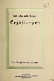 Cover of: Erza hlungen