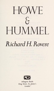 Howe & Hummel by Richard Halworth Rovere