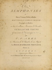 Cover of: Six simphonies ℗♭ deux violons, taille, & basse, hautbois & cors de chasse, oeuvre X