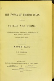 Cover of: The Fauna of British India, including Ceylon and Burma