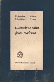 Cover of: Discussione sulla fisica moderna