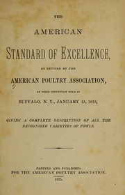 Cover of: The American standard of excellence